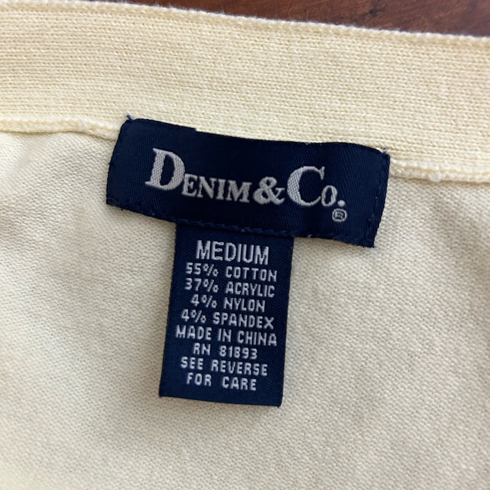 Denim & Co. Sweater - size Medium - Picture 3 of 4